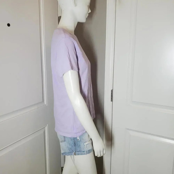 Champion Purple Women's Crewneck T-Shirt Size Medium - Picture 11 of 15